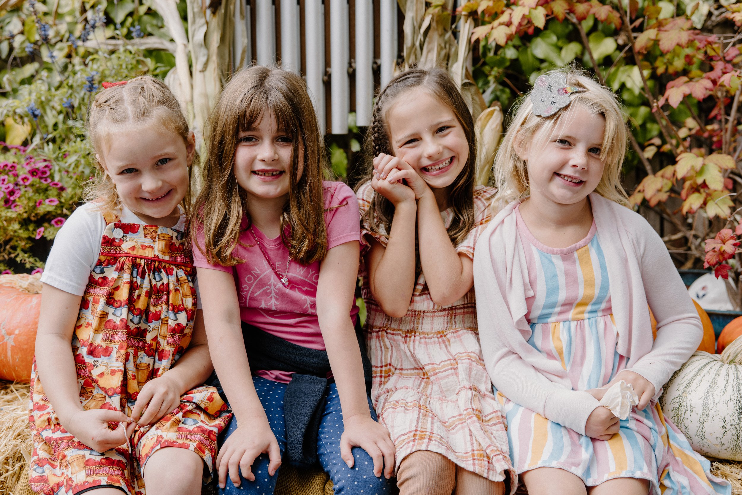 Marin Mountain School community gathering at seasonal festival in Corte Madera